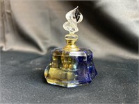 Multicolor Art Glass Bottle