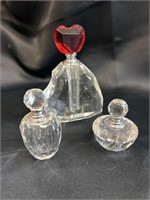 Oleg Cassini Crystal Bottles