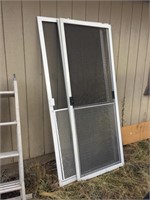 (2) SCREEN DOORS