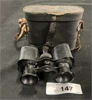 Vintage Sportiere Binoculars, Case.