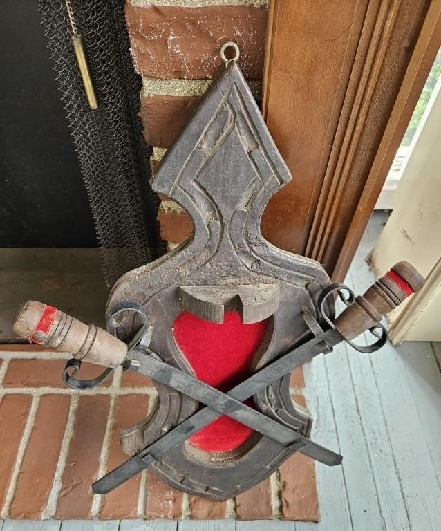 Reproduction Wall Hanging Swords