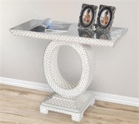 Crystal and Pearls Large Console