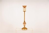 Glass Candleholder-Brass Casting XC-028-PA153-B04
