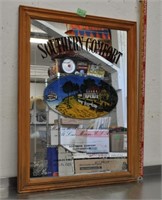 Southern Comfort bar mirror, 18.5x24.5