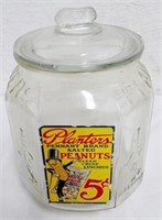 Mr. Peanut Counter Display Jar