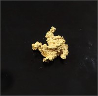 NATURAL ALASKAN YELLOW GOLD NUGGET 0.70 GRAMS