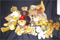 Large box of handmade Teddy bears & others
