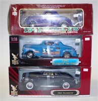 Three Boxed Road Legends 1941 die cast model cars
