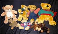 Box of various Teddy bears