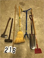 7 Assorted yard tools