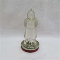Avor Santa Clause Belsnicker Glass Candy Container