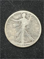 Semi Key Date* 1919-D Walking Liberty Half Dollar