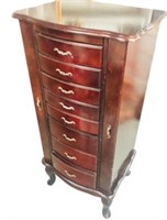 Sturdy well made Jewelry armoire with drawers