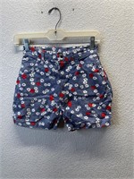 Vintage Floral Daisy Jean Shorts