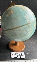 Vintage George F Cram World Globe