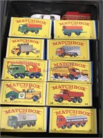 Matchbox cars w/box