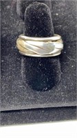 Spinner sterling ring stamped mex925 size 8,