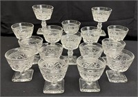 Vintage Cape Cod Clear Glassware Set 16pc