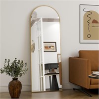 HARRITPURE 58x18 Arched Mirror  Gold