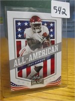 Trey Sermon 2021 leaf trading card