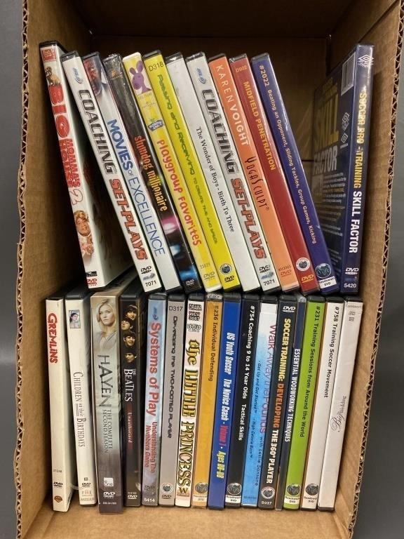 Variety Pack of Over 20 Movie DVDs