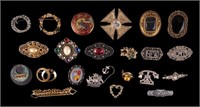 Vintage and Antique Costume Brooches (23)