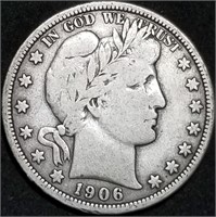 1906-D Barber Silver Half Dollar from Set