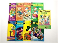 9 Walt Disney 10¢-75¢ Comics