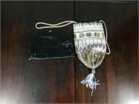 (2) Beaded Clutch Purses