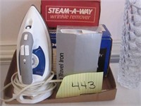 Iron, steamer and travel iron