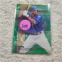 2016 Finest Green Refractor 22/99 Alcides Escobar