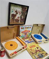 2 Fisher Price Record Players (pas d'aiguilles)