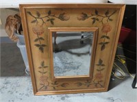 PAINTED BEVELED WALL MIRROR