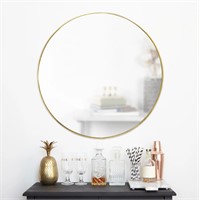 HUBBA METAL WALL MIRROR - 34 Inch Diameter