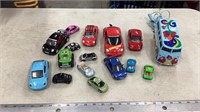 VW toy cars and phone