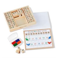 Melissa & Doug Deluxe Letters and Numbers Wooden