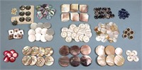 (16) Sets of Antique MOP Buttons