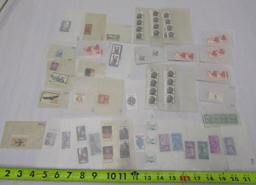 Lot of Vintage Stamps - Most Individually Packed