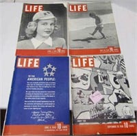 1938 & (3) 1945 LIFE Magazine's 1938 Missing PGS
