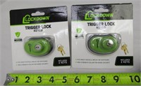 2 New Lockdown Trigger Locks with Keys