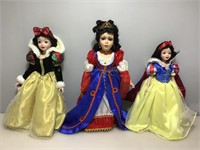 Porcelain Snow White Dolls 14-16in