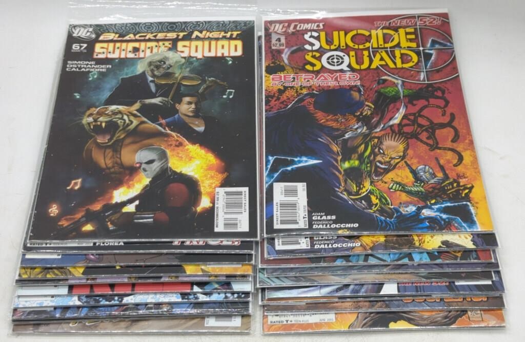 (EF) 20 DC Suicide Squad Comics Issues #4-5, #7,
