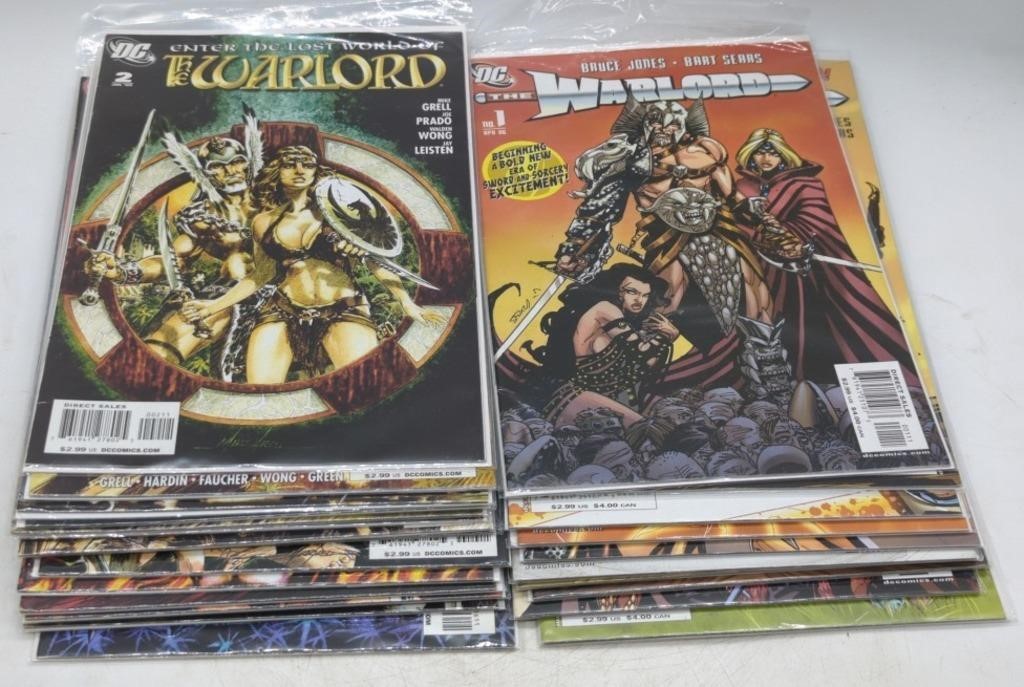 (EF) 25 DC The Warlord Comics Issues #1-10 and