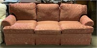 (F) Beacon Hill Red Couch 88” x 36” x 37”