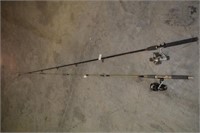 2PC MITCHELL 300 AND QUANTUM ROD AND REELS