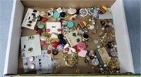 Large Lot of Misc Jewelry- Ear Rings