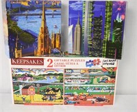 4 PUZZLES - PREVIOUSLY OPENED