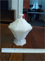 Milk Glass Candy Dish