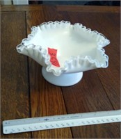 Fenton Silvercrest Milk Glass Dish