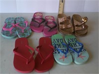 woman siize 8 flip flops some new